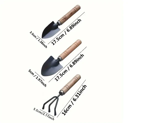 Portatif Kazma Kürek Tırmık Seti - Resim 4