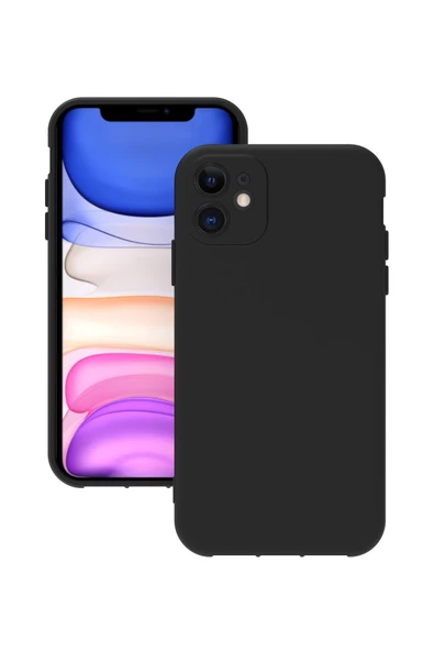 iPhone 11 Kılıf Kamera Korumalı Silikon Rubber Arka Kapak ürün görseli 1