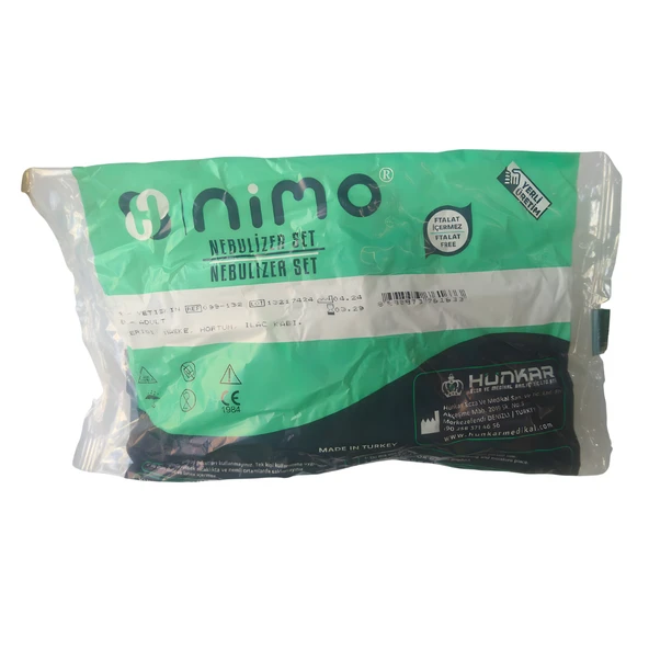 Nimo Yetişkin Nebulizer Yüz Maske Set 1 Adet ürün görseli 1