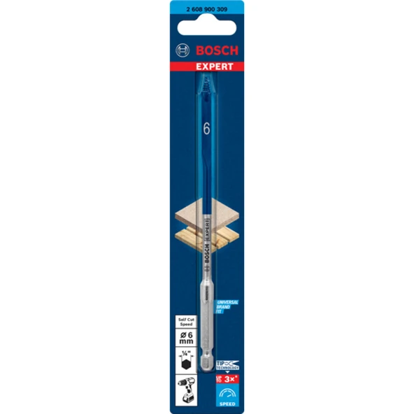 Bosch Expert SCS Yaprak Ahşap Mtk Ucu HEX 8x152 mm ürün görseli 1