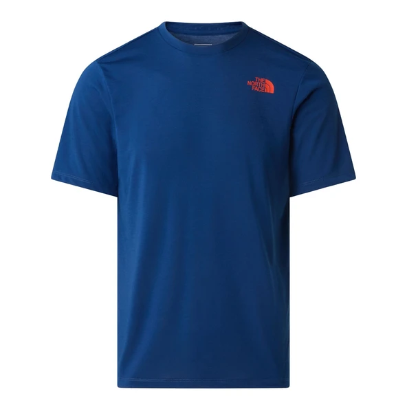 The North Face M BITMAP LOGO SHORT SLEEVES TEE-GRAPHIC Erkek Tişört NF0A8FTVD1R1 ürün görseli 1