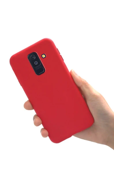 Samsung Galaxy J8 Kılıf Kamera Korumalı Silikon Rubber Arka Kapak ürün görseli 1