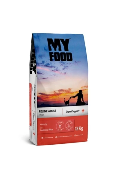 My Food Kuzulu&Pirinçli Yetişkin Kedi Maması Digest Support 12 Kg ürün görseli 1