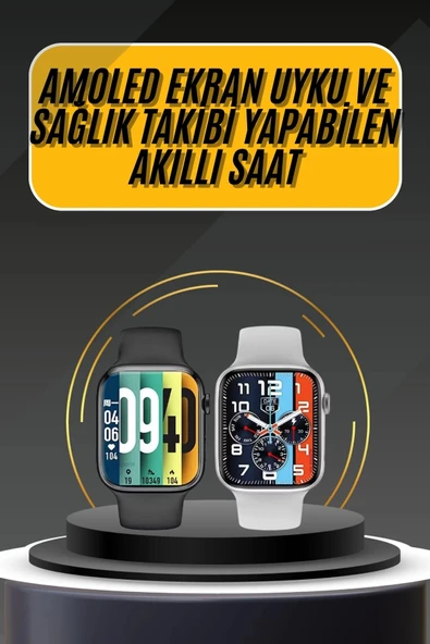 Akıllı Saat Yeni Nesil Android ve İOS Uyumlu Titreşim Modlu Alarm Kronometre ürün görseli 1