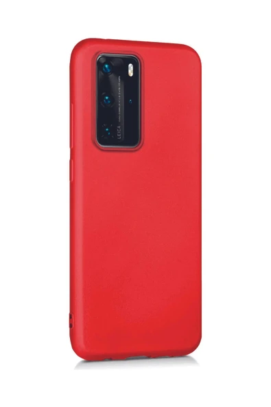 Huawei P40 Kılıf Kamera Korumalı Silikon Rubber Arka Kapak ürün görseli 1