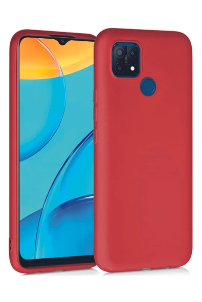 Oppo A15s Kılıf Kamera Korumalı Silikon Rubber Arka Kapak ürün görseli 1
