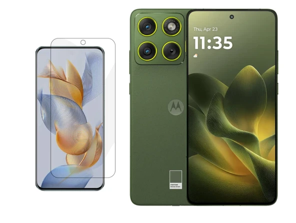 Motorola Edge 70 ile Uyumlu HD Şeffaf 9H Nano Ekran Koruyucu ürün görseli 1
