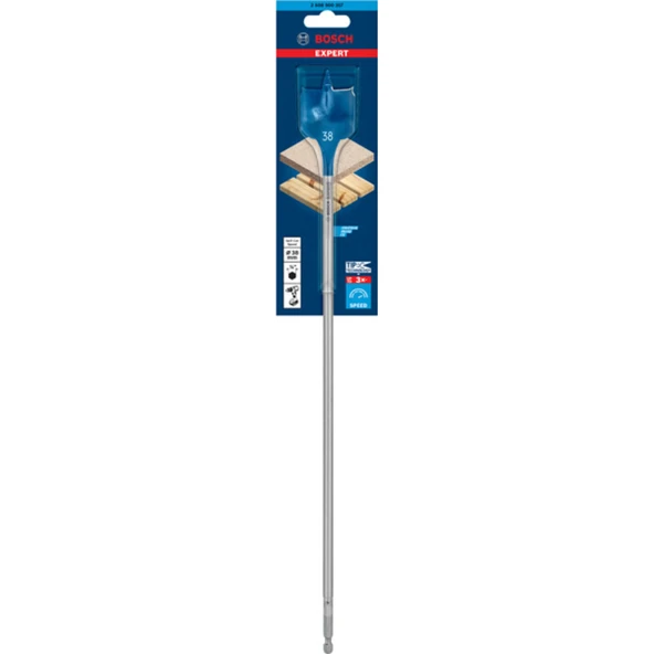 Bosch Expert SCS Yaprak Ahşap Mtk Ucu HEX 38x400 mm ürün görseli 1