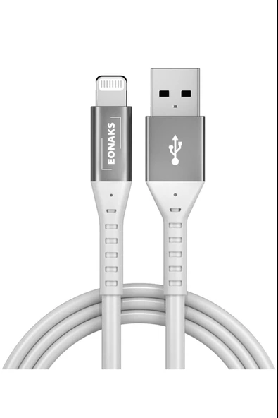 iPhone iPad ve iPod Touch ile Uyumlu 120 cm Uzunluğunda Hızlı Şarj ve Data Kablosu Lightning Nl120 ürün görseli 1