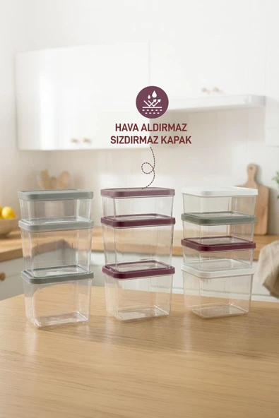 Selka Home 10'lu Yemek Taşıma Seti - Resim 8