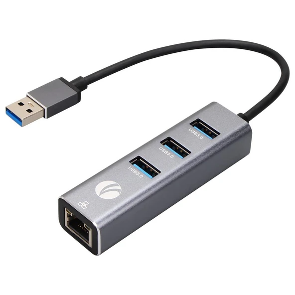 Vcom DH312B Usb 3.0 To USB3.0-3+RJ45 Çoklayıcı ürün görseli 1