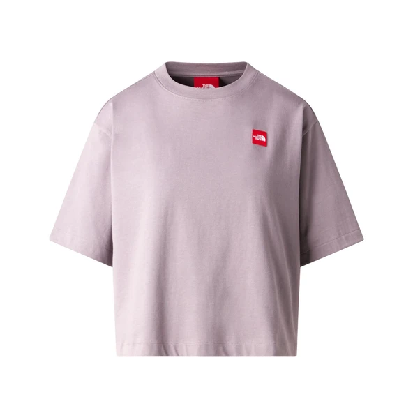 The North Face W TNF Red Box S/S Boxy Tee Kadın Tişört NF0A8EG6G7O1 ürün görseli 1