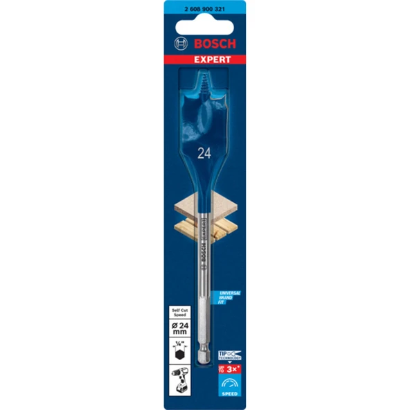 Bosch Expert SCS Yaprak Ahşap Mtk Ucu HEX 24x152 mm ürün görseli 1