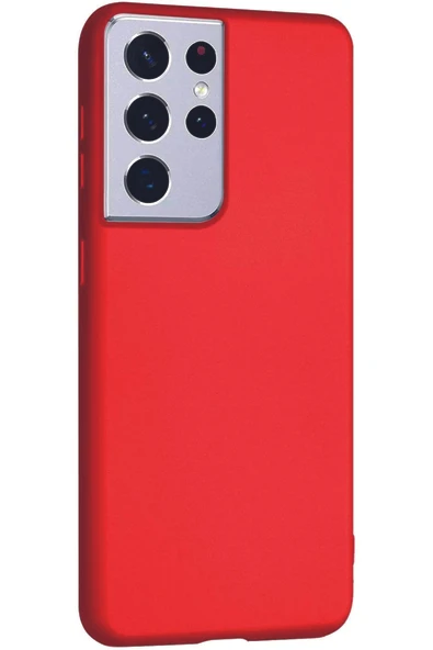 Samsung Galaxy S21 Ultra Kılıf Kamera Korumalı Silikon Rubber Arka Kapak ürün görseli 1