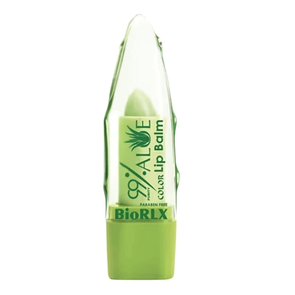 BioRLX  24 Saat Yatıştırıcı Kalıcı Nemlendirici Renk Değişimli Aloe Vera Dudak Balmı 1 Adet ürün görseli 1