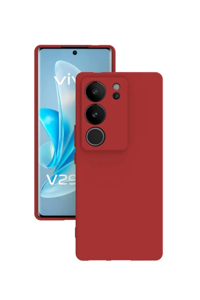 Vivo V29 Kılıf Kamera Korumalı Silikon Rubber Arka Kapak ürün görseli 1