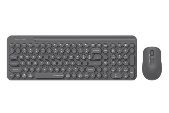 A4 Tech FG3300 Air2 2.4G Gri Q Klavye Fn-Mm Klv+Optik Mouse Sessiz Kablosuz Set ürün görseli 1