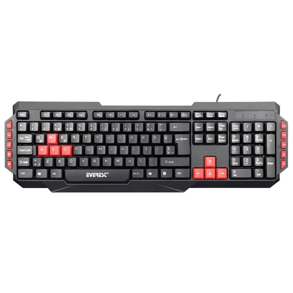 Everest KB-G7 ARMOR Siyah USB Q Gaming Oyuncu Klavyesi ürün görseli 1