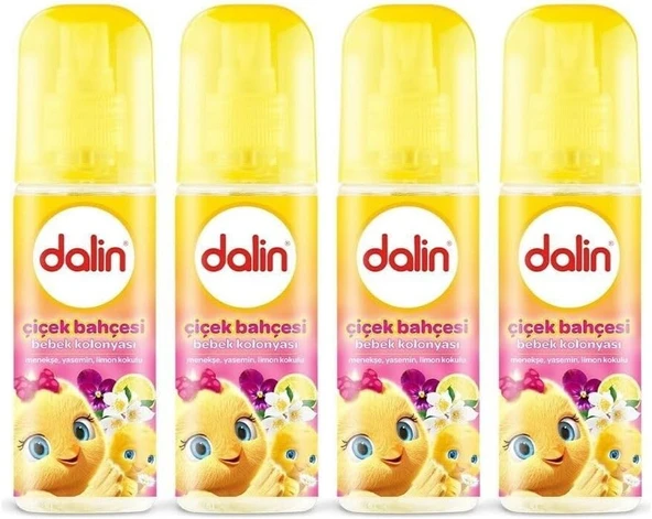 Dalin Çiçek Bahçesi Bebek Kolonyası 150 ml 4 Adet ürün görseli 1
