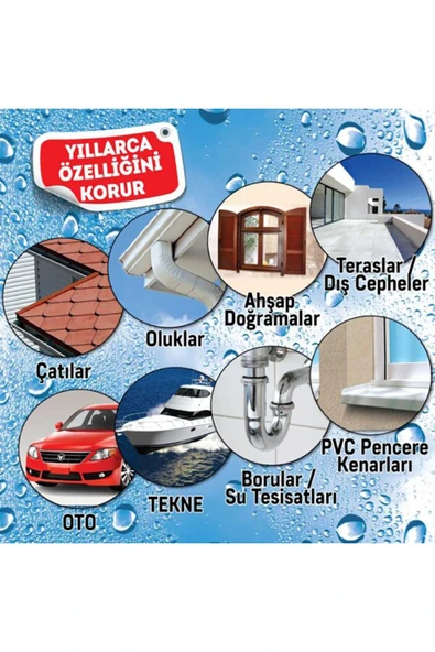 Vodaseal Leak Fix Kauçuk İzolasyon Spreyi 396 gr Beyaz ürün görseli 1