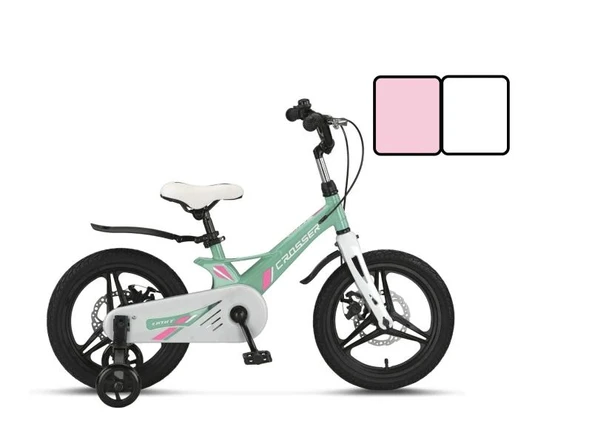 ÜMİT 1618 CROSSER 2D KIZ ÇOCUK BİSİKLETİ MD 16 JANT LİGHT PİNK ürün görseli 1
