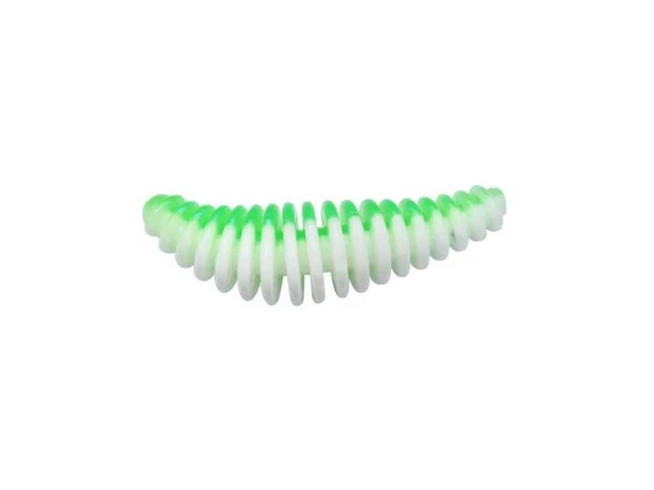 Berkley Powerbait Pupa Suni Yem  SPRING GREEN - WHITE 35MM - 10LU ürün görseli 1
