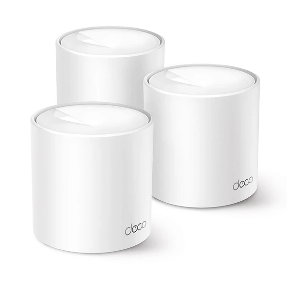Tp-Link DECO X10 3Lü Wi-Fi 6 AX1500 Tüm Evi Kapsayan Mesh Wifi Sistemi ürün görseli 1