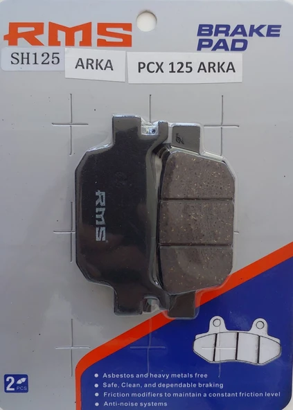 SH 125 ARKA FREN BALATASI ürün görseli 1