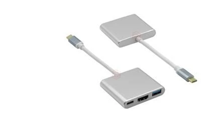 Frisby FA-7656TC Type-C - HDMI + USB 3.0 Adaptör + PD Şarj - Resim 2
