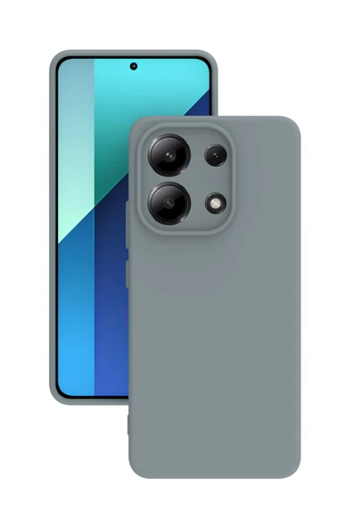 Xiaomi Redmi Note 13 4G Kılıf Kamera Korumalı Silikon Rubber Arka Kapak ürün görseli 1