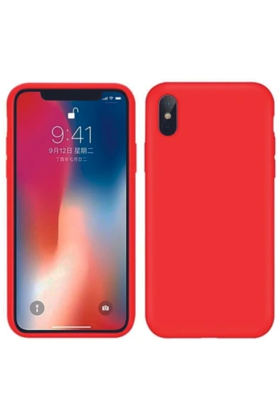 iPhone X Kılıf Kamera Korumalı Silikon Rubber Arka Kapak ürün görseli 1