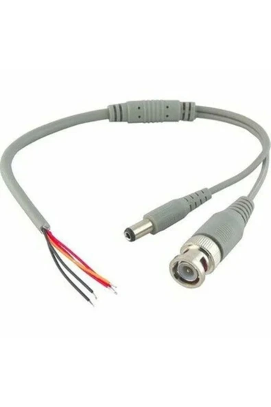 OEM 10 Adet Hazır Kablolu Bnc Konnektör Dc Power Jak Cctv Y Kablo ürün görseli 1
