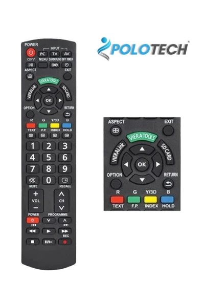 POLOTECH Panasonic Viera TV  Kumandası ürün görseli 1