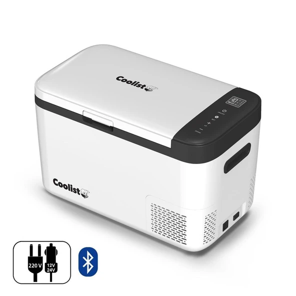 Coolist CLK25B 12/24Volt/ 220Volt 25 Litre Kompresörlü Bluetooth Bağlantılı Oto Buzdolabı ürün görseli 1