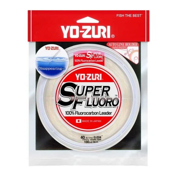 Yozuri Super %100 Fluorocarbon Misina  CLEAR 0.602MM-27MT-19KG ürün görseli 1