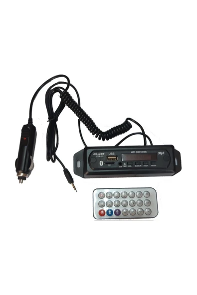 Class Oto Araba Teyp Mikrofonlu Bluetoothlu Mp3 Çevirici  Usb 402 ürün görseli 1