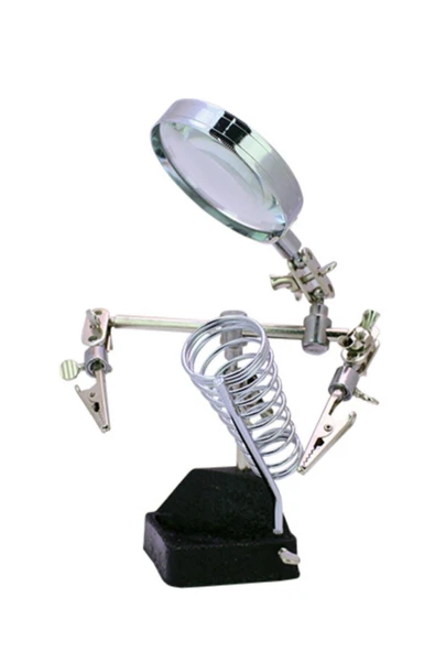 Powermaster 3 Konumlu Büyüteçli Masa Üstü Havya (lehim-kaynak) Standı-a Kalite Garantili Ürün ürün görseli 1
