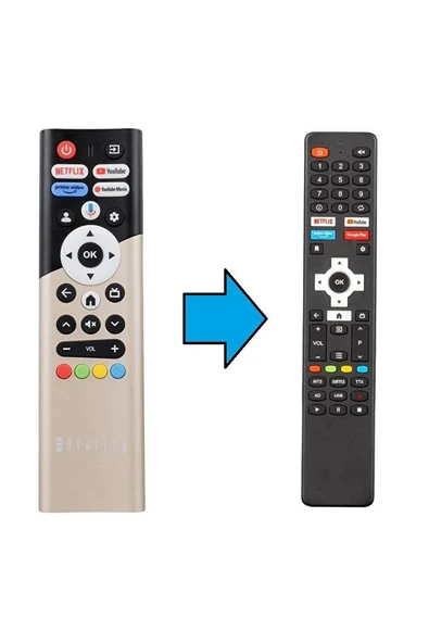 Dijitsu 58dg22000-75dg22000-86dg22000 Android Tv Kumanda ürün görseli 1