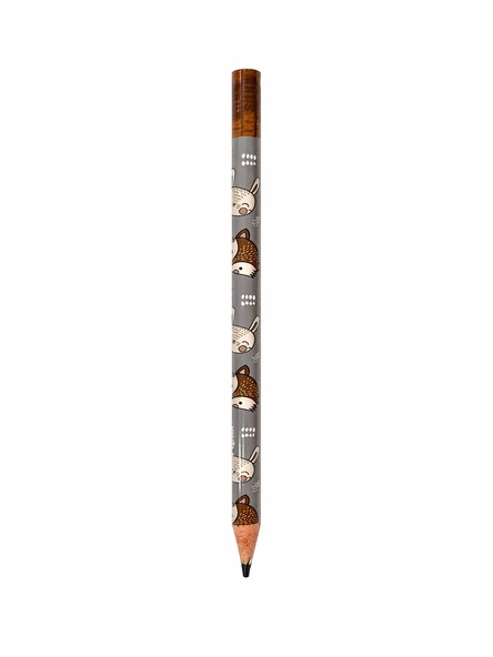 SİLKA TRİANGULAR JUMBO ANİMAL FOLYA KURŞUN KALEM - Resim 4