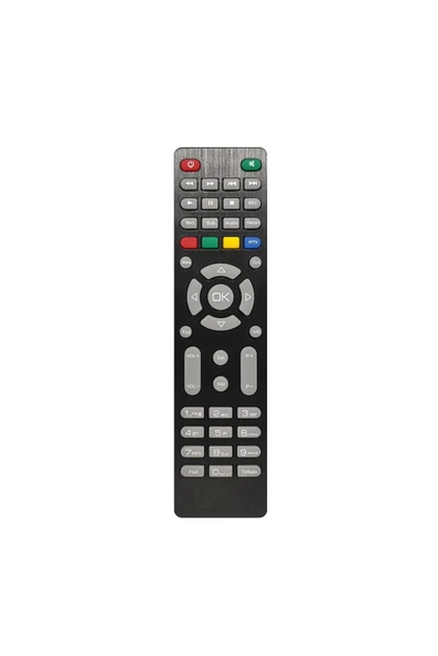 HiTech UYDU KUMANDA KORAX HITECH ASTRA FULL HD IPTV TUŞLU YAZISIZ ürün görseli 1