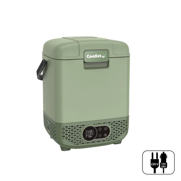 Coolist CLK12G 12/24Volt/ 220Volt 12 Litre Taşınabilir Kompresörlü Oto Buzdolabı ürün görseli 1