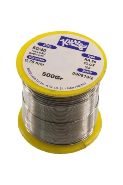 Kurtel Lehim Teli 500 Gr Ra26 60/40 0,75mm ürün görseli 1