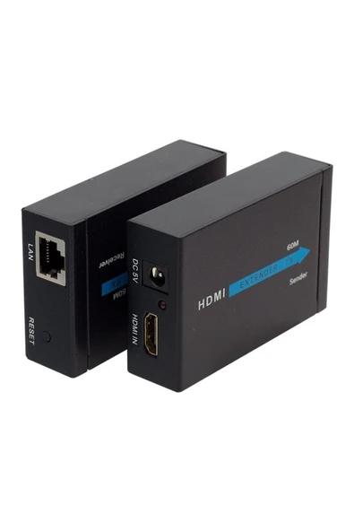 Powermaster Pm-18232 Hdmı To Cat5/cat6 60 Metre Uzatıcı Extender ürün görseli 1