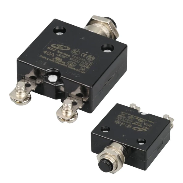 IC-271S ST Serisi Termik Resetli 125/250Vac 32 Volt Dc 40 Amper Sigorta ürün görseli 1