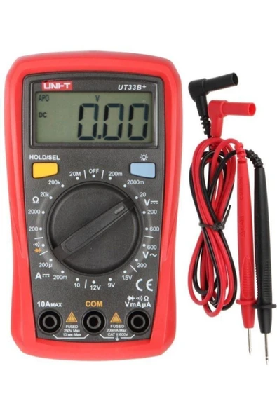 Unit Unı-t Ut 33b+ Dijital Mulimetre 600v Ac/dc ürün görseli 1