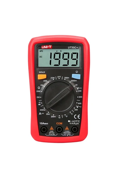 Unit Ut 33c Plus Dijital Multimetre Ölçü Aleti 600v ürün görseli 1