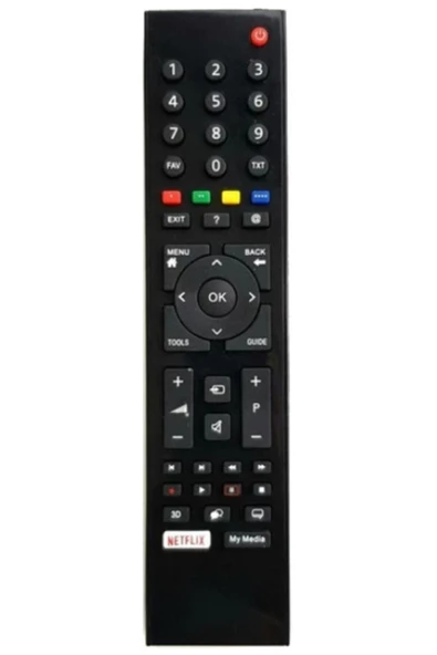Arçelik Beko Netflix Tuşlu Smart Led Tv Uyumlu Kumanda ürün görseli 1