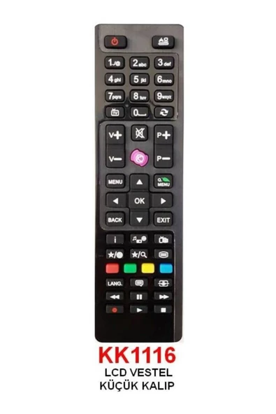 Regal Rc4849 Rm-l260 Lcd Mini Mor Tuşlu Lcd-led Tv Kumanda Kk1116-34373 ürün görseli 1