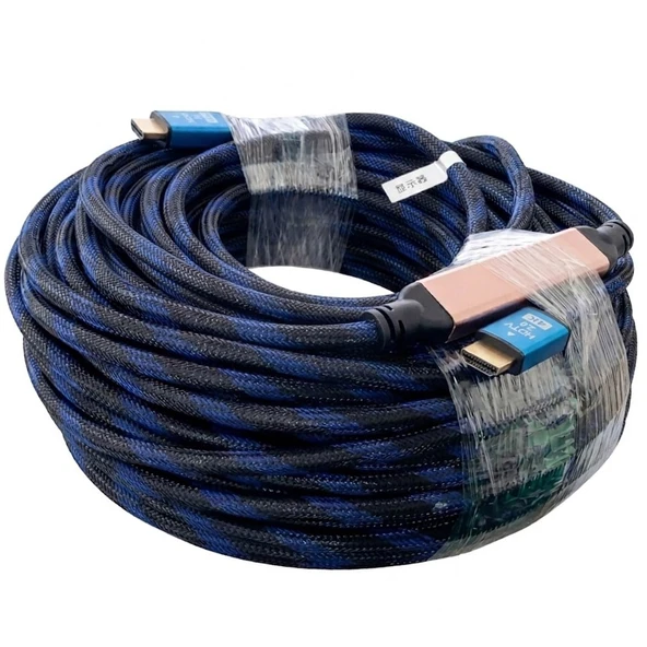 Powermaster PM-32806 Örgülü Chipsetli Çift Filtreli 40 Metre 4K HDMI 2.0 Görüntü Aktarım Kablosu ürün görseli 1