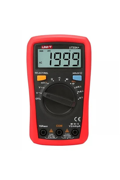 Unit UT 33A+ 600V Dijital Multimetre Ölçü Aleti ürün görseli 1